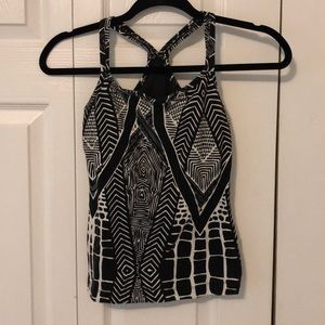 Patterned athletic tank